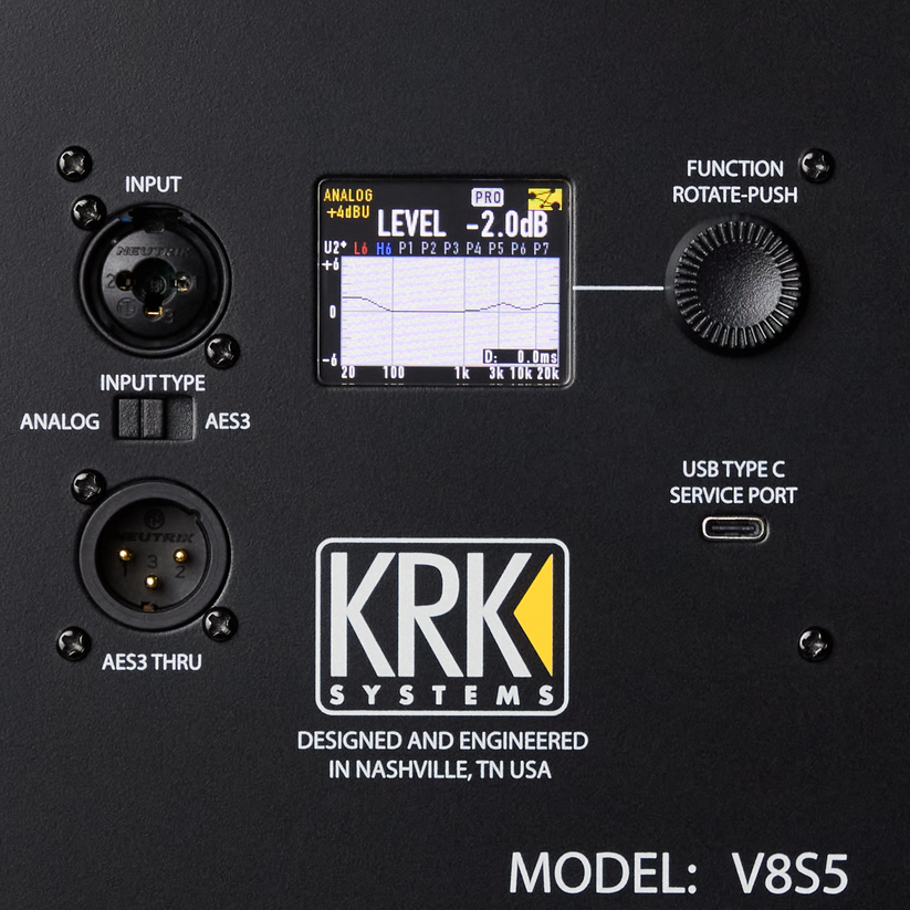 KRK V8 Series 5 8" Powered Studio Monitor