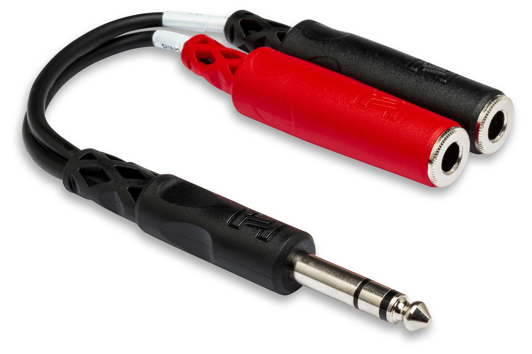 Hosa YPP117 Stereo Breakout, 1/4 In TRS To Dual 1/4 In Ts Female