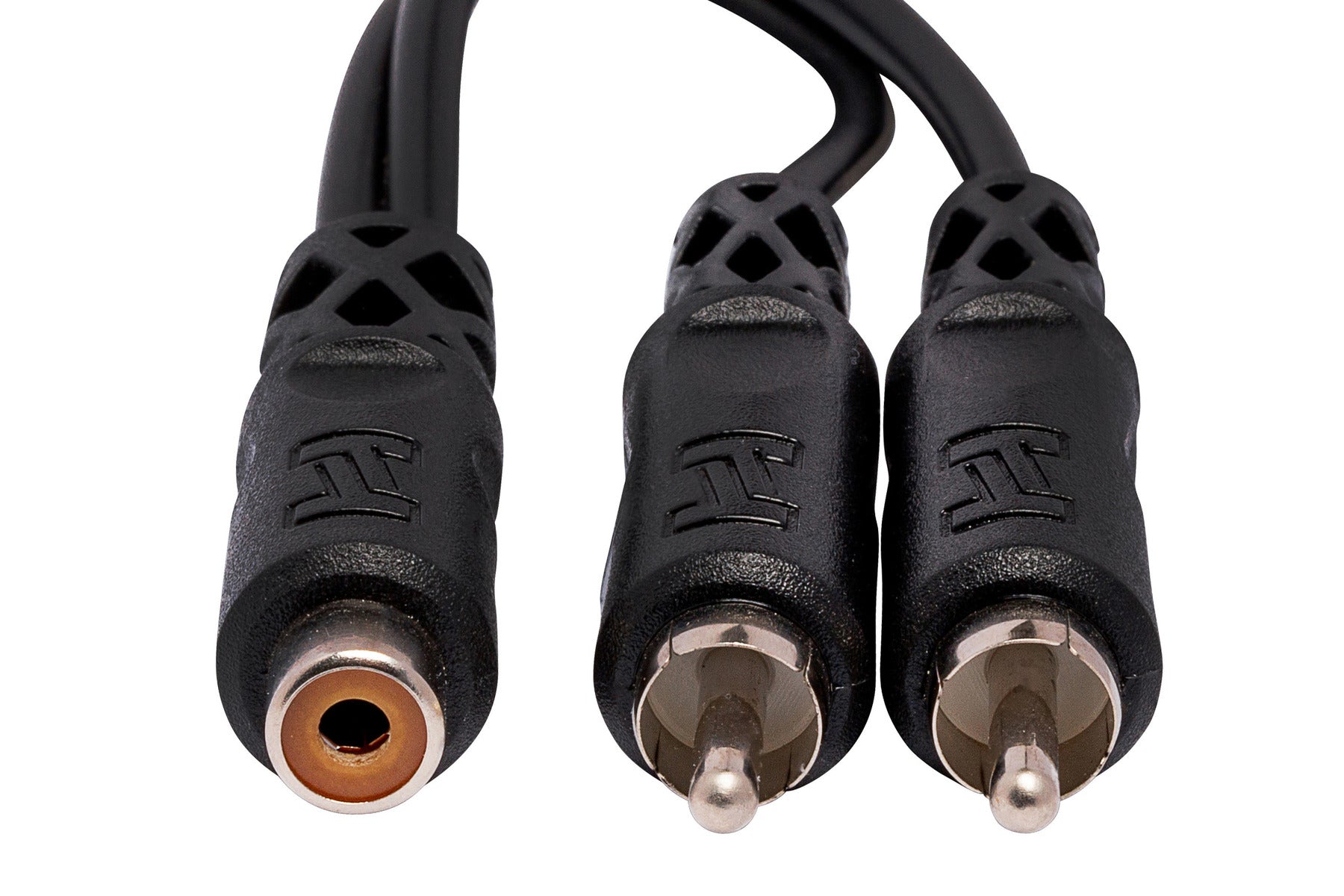 Hosa YRA105 Y Cable, RCAF To Dual RCA