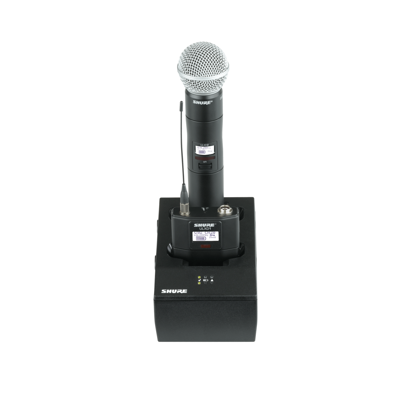 Shure SBC200 Dual Slot Drop in Transmitter Battery Charger for SB900B