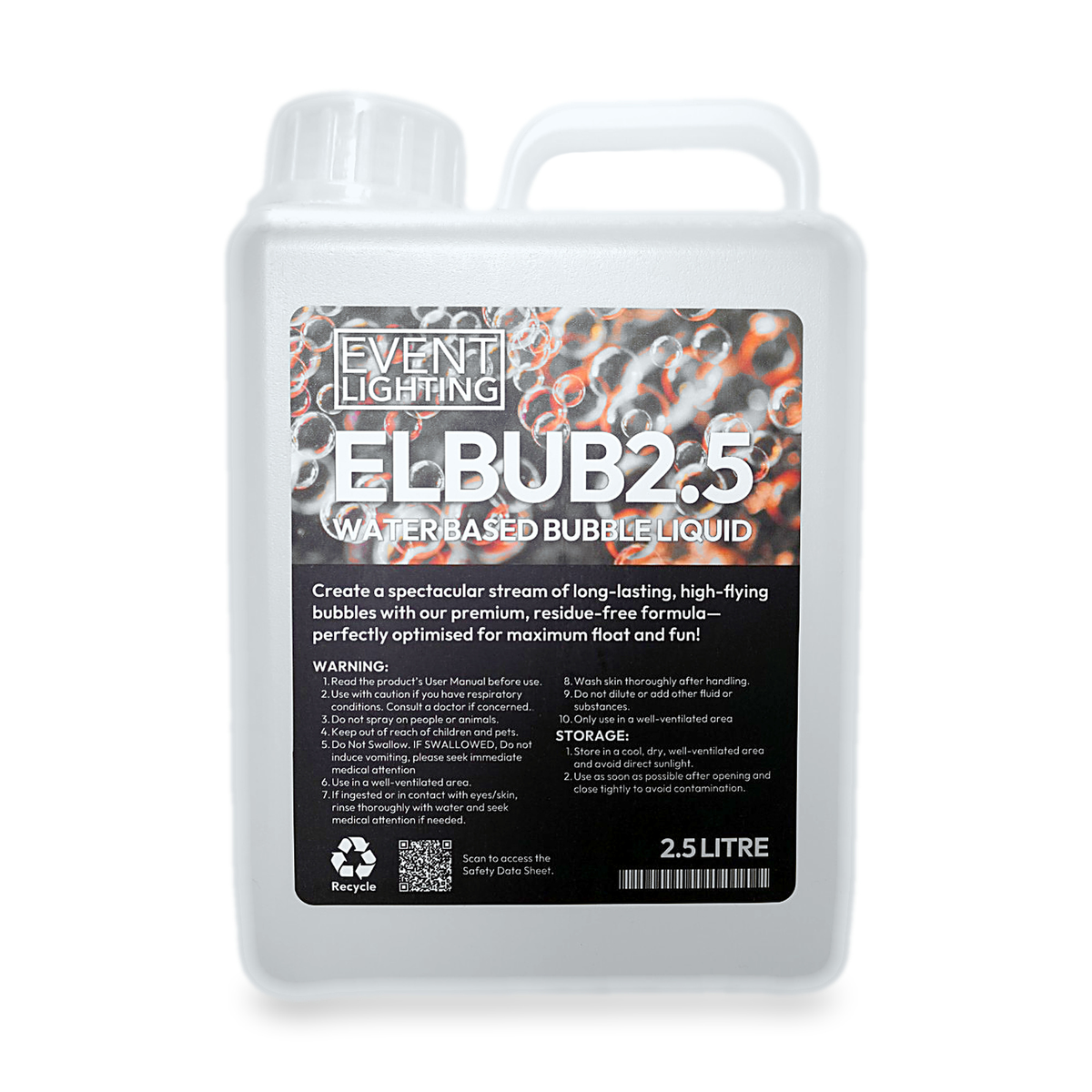 Event Lighting ELBUB2.5 Bubble Fluid 2.5L