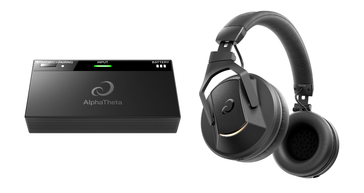 AlphaTheta HDJ-F10 Wireless Headphones & Transmitter