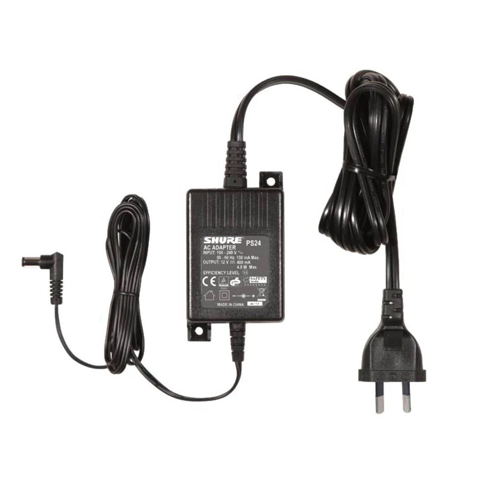 Shure PS24 Power Supply for SVX/PGXD/BLX/GLXD/SLX/QLXD