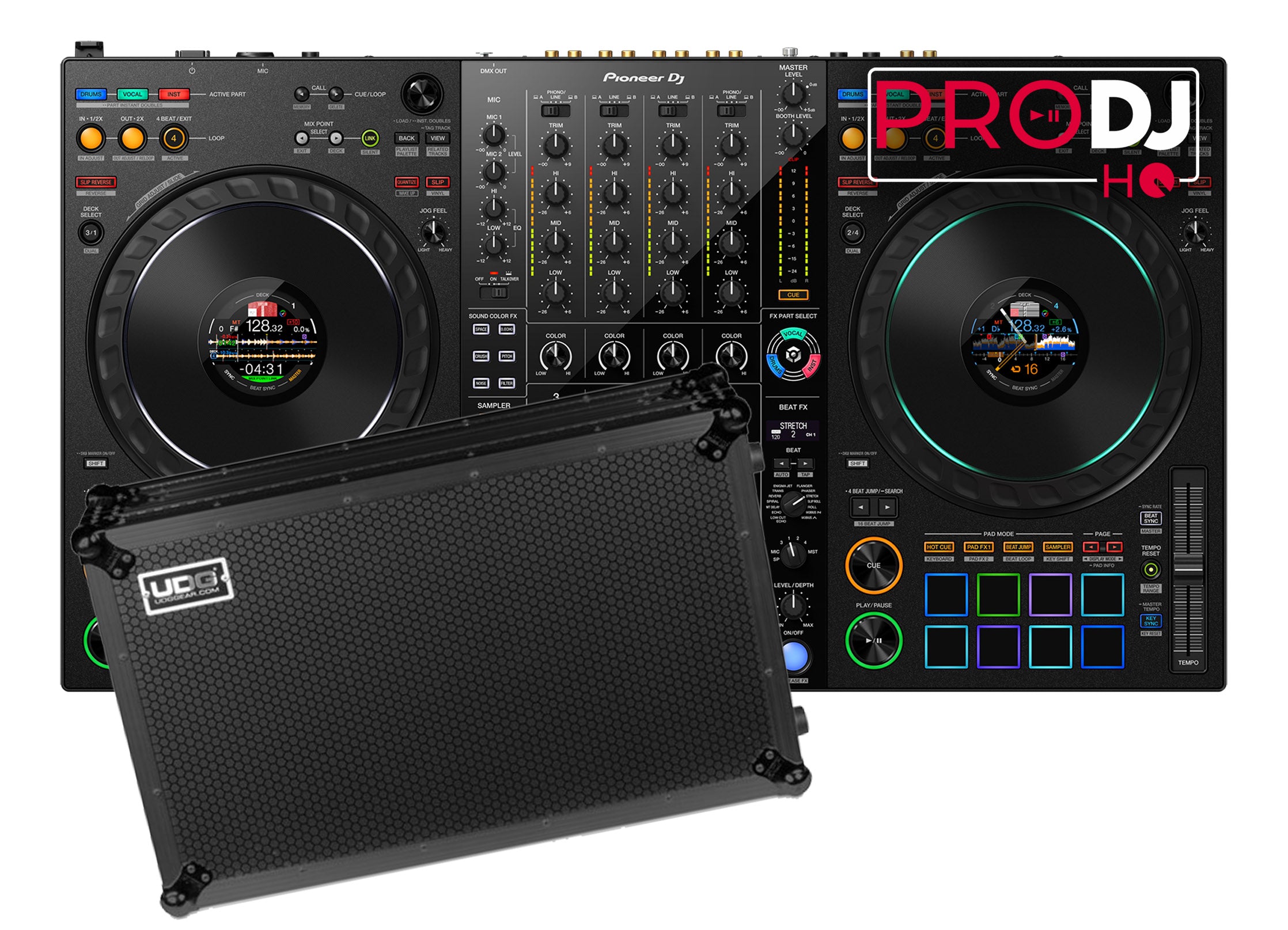 Pioneer DDJ-FLX10 + UDG Roadcase