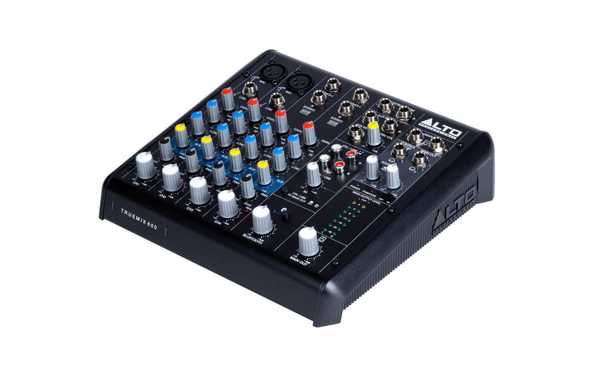 Alto Professional Truemix 600 6-Channel Compact Mixer USB, BT