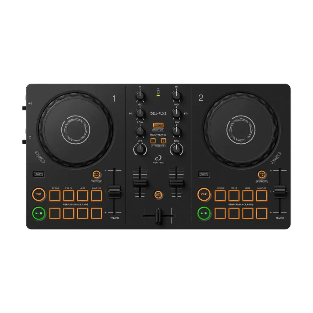 AlphaTheta DDJ-FLX2 Compact 2 Channel DJ Controller