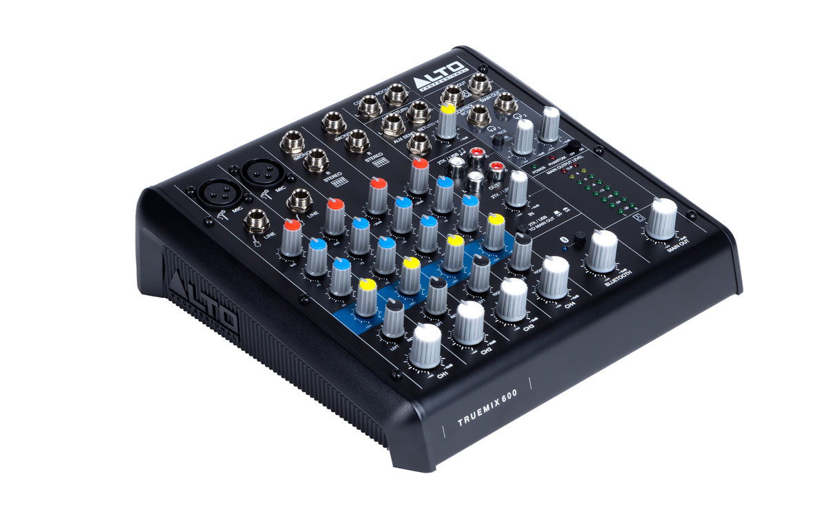 Alto Professional Truemix 600 6-Channel Compact Mixer USB, BT