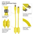 UDG Ultimate Cable USB 2.0 C-B Yellow Straight 1.5m