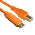 UDG Ultimate Cable USB 2.0 C-B Orange Straight 1.5m