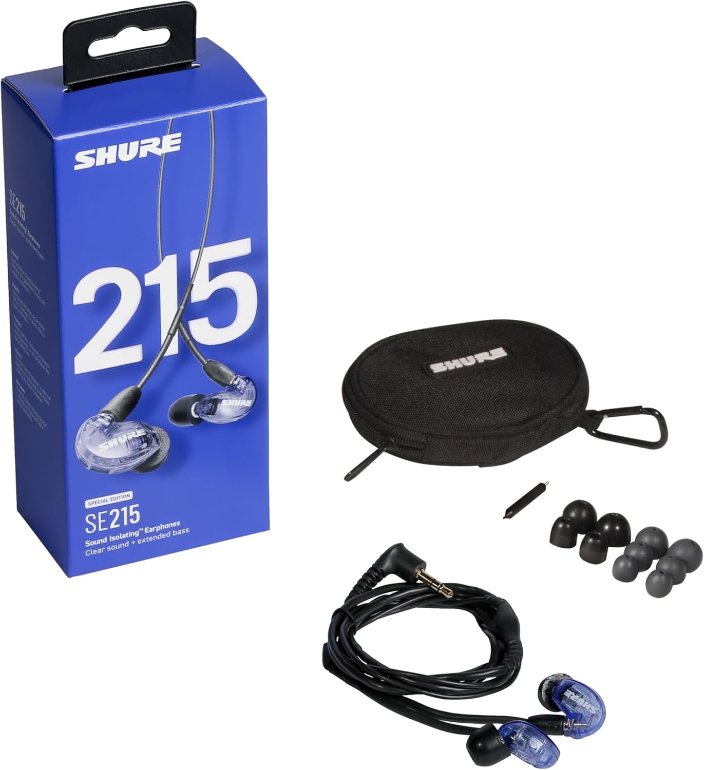 Shure SE215 Sound Isolating Earphones Special Edition Purple