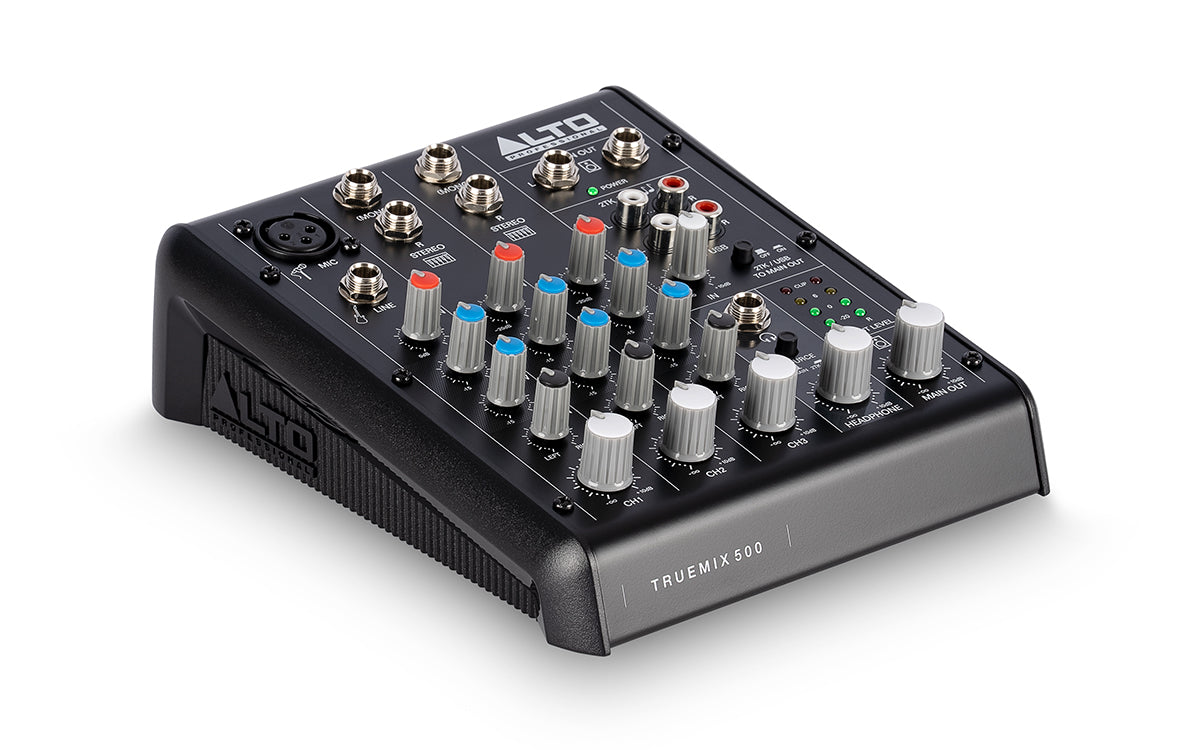Alto Professional Truemix 500 5-Channel Compact Mixer & USB