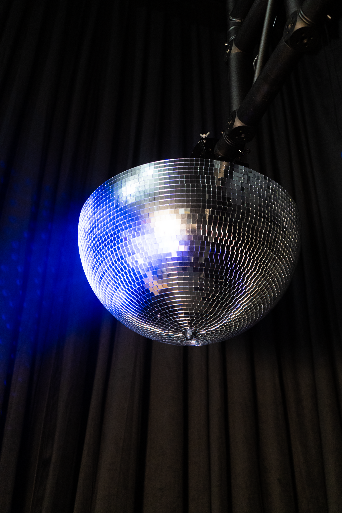 Event Lighting Party MB20H 50cm (20-inch) Half Mirror Ball with Motor