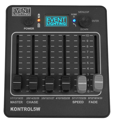 Event Lighting KONTROL5W  DMX Controller With Wireless DMX On-Board