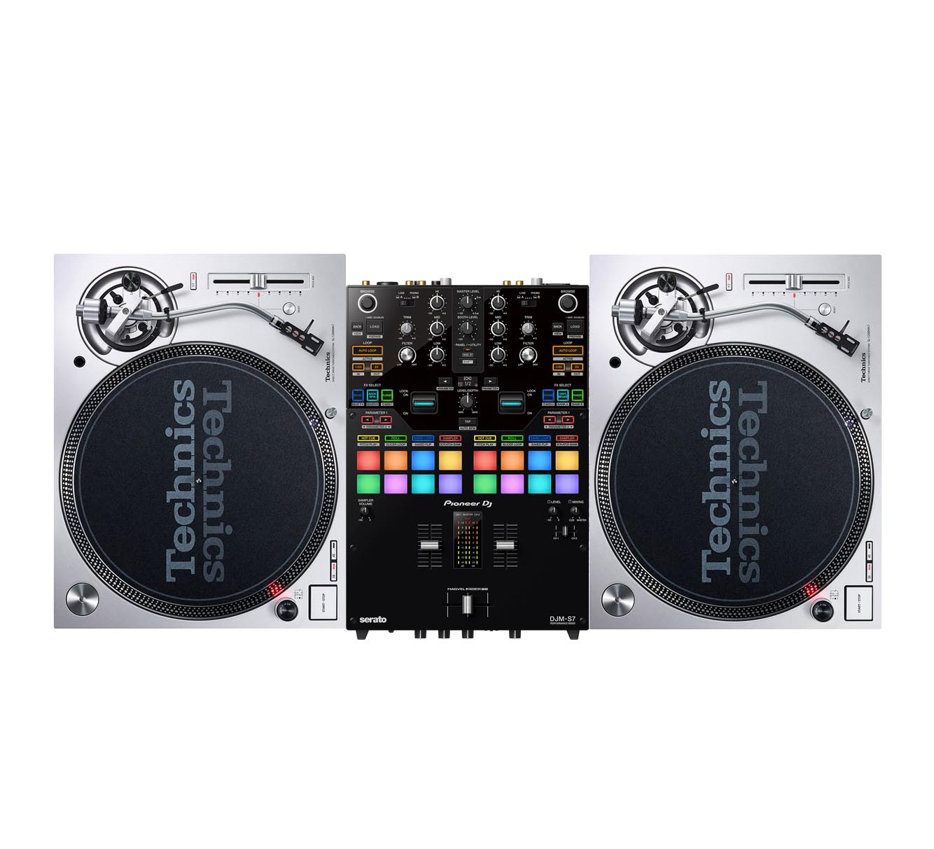 Turntable Scratch DJ setup HIRE(Pioneer DJMS7 & Technics Turntables)