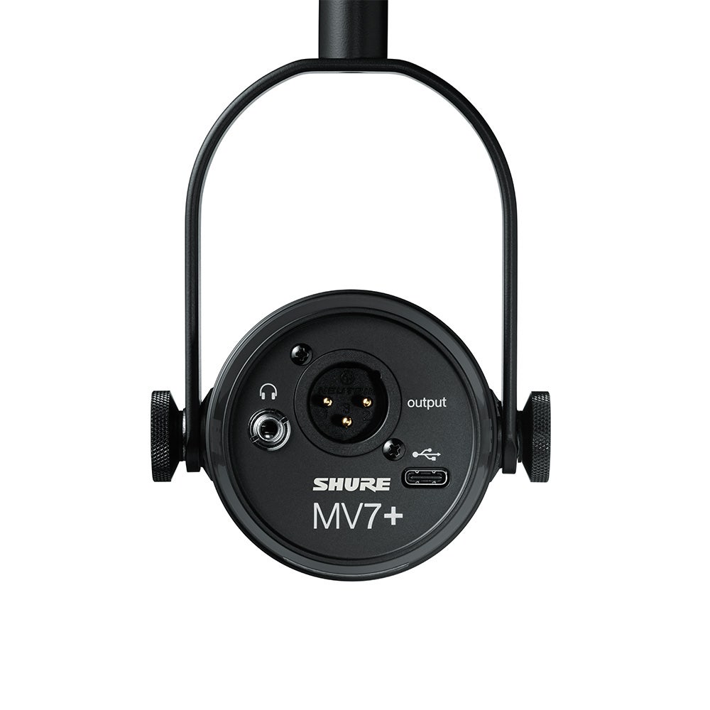 Shure MV7+ Podcast Microphone - Black