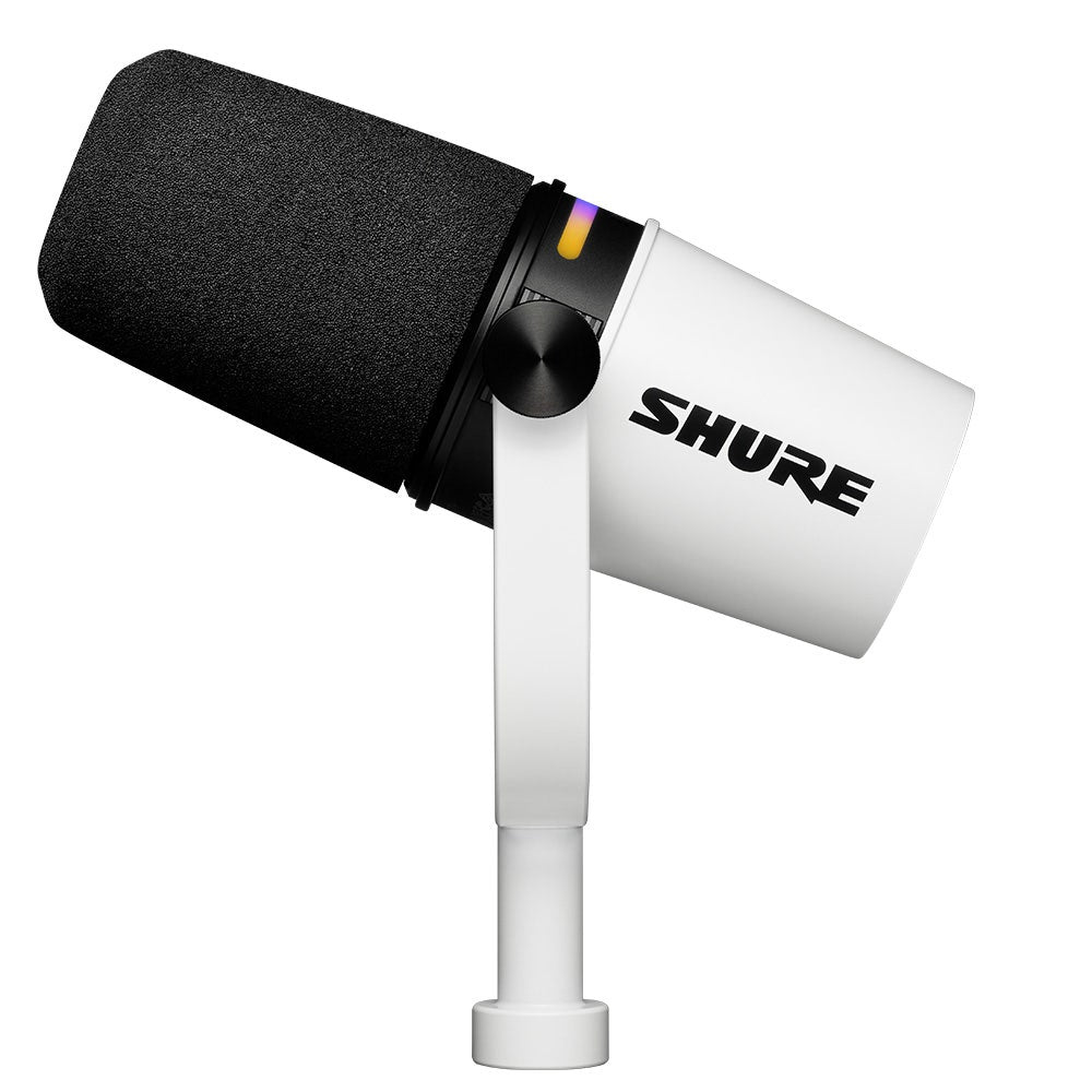 Shure MV7+ Podcast Microphone - White