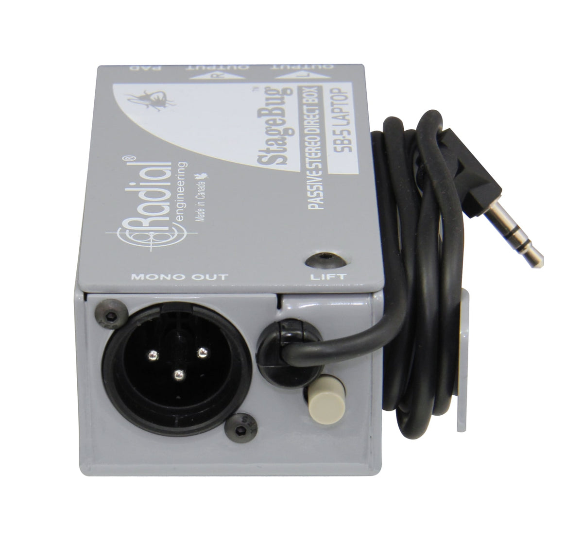 Radial SB-5 - StageBug - Passive Stereo Direct Box For Laptops & Mobile Devices