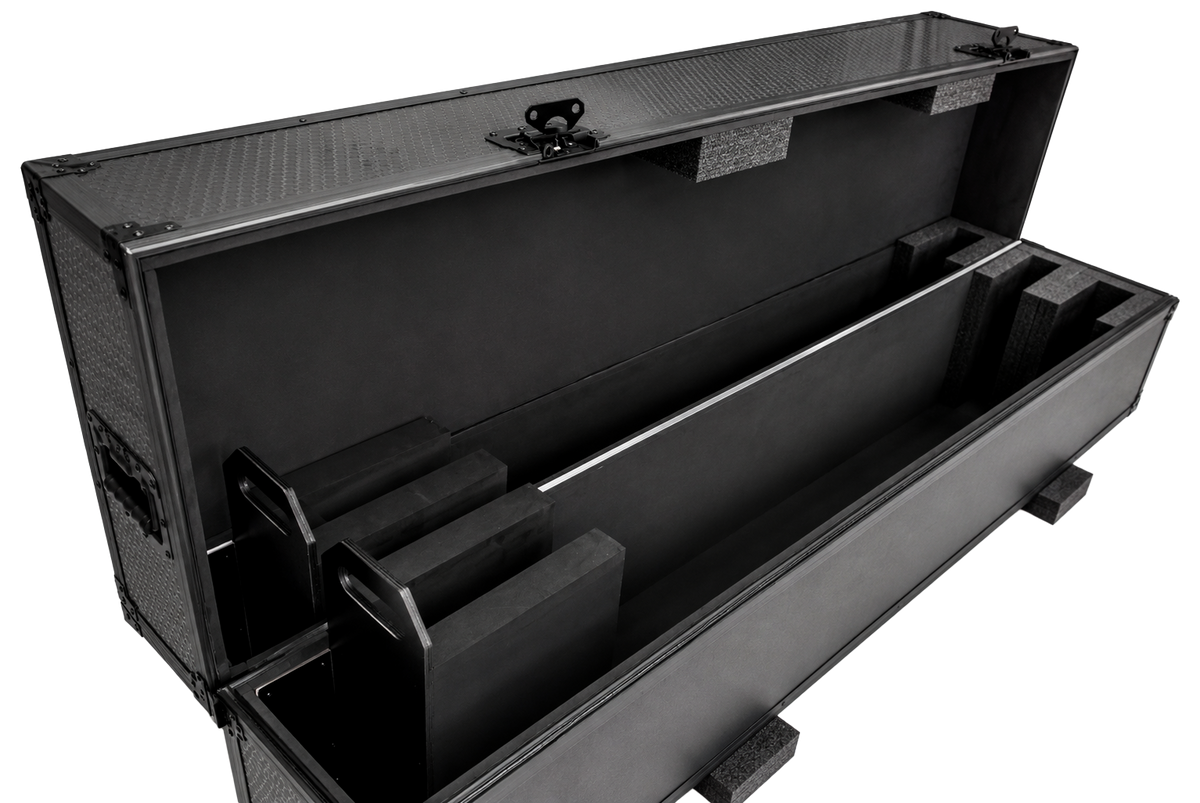 Event Lighting TVCASE7080DUAL Flight Case for Dual 70–80-inch TVs