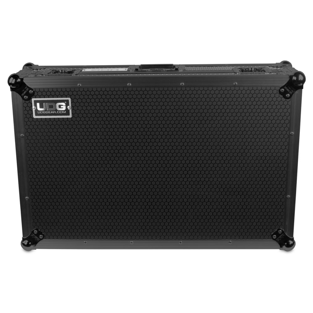 UDG U91088BL UDG Ultimate Flight Case Pioneer DDJ-FLX10 Black Plus (Laptop Shelf + Wheels)