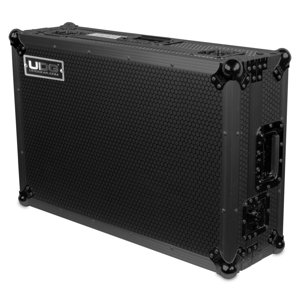 UDG U91088BL UDG Ultimate Flight Case Pioneer DDJ-FLX10 Black Plus (Laptop Shelf + Wheels)