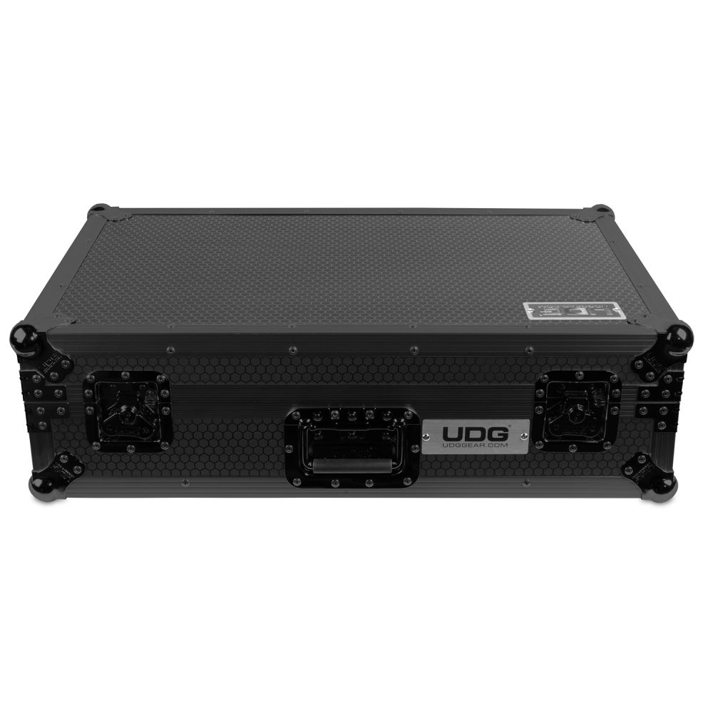 UDG U91088BL UDG Ultimate Flight Case Pioneer DDJ-FLX10 Black Plus (Laptop Shelf + Wheels)