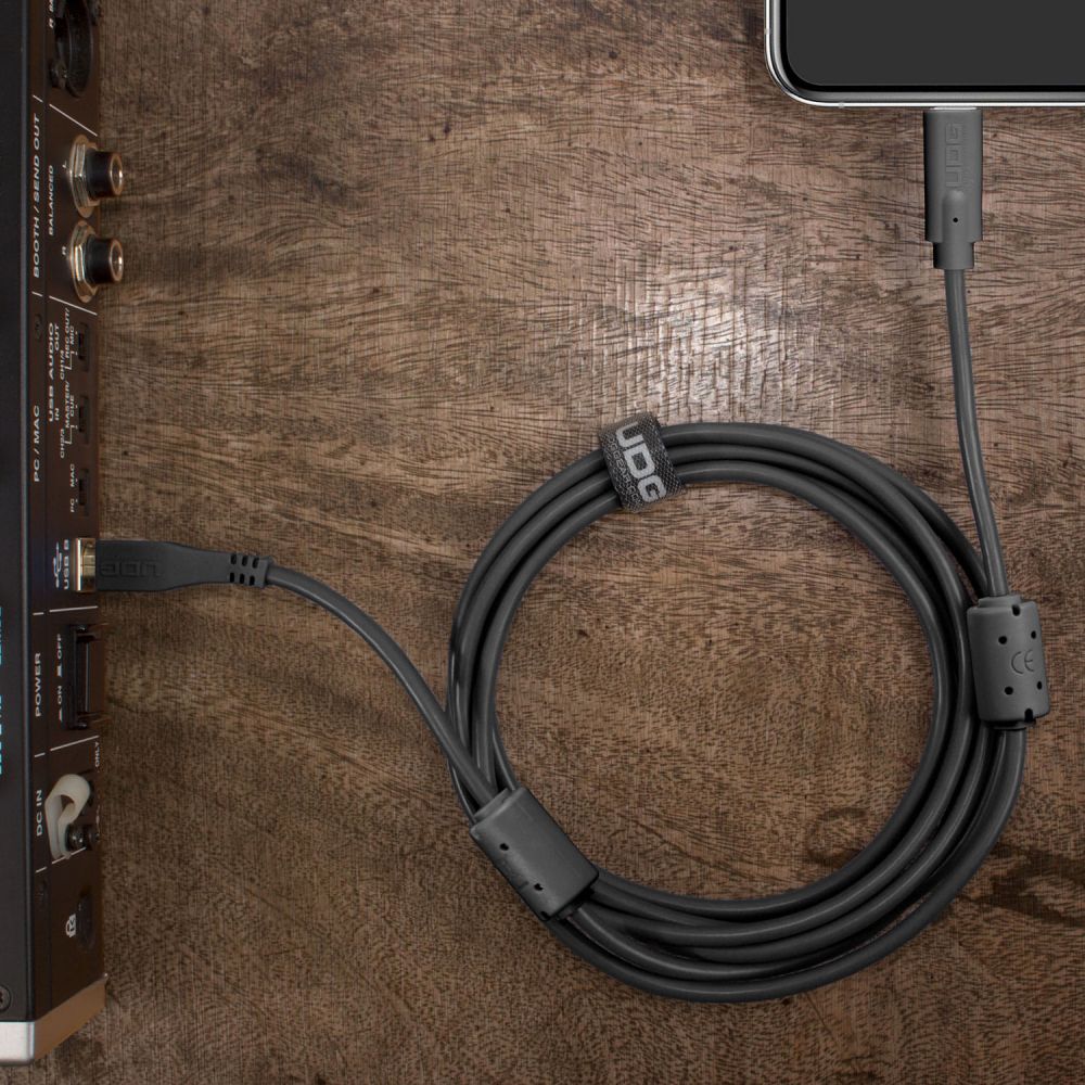 UDG Ultimate Cable USB 2.0 C-B Black Straight 1.5m