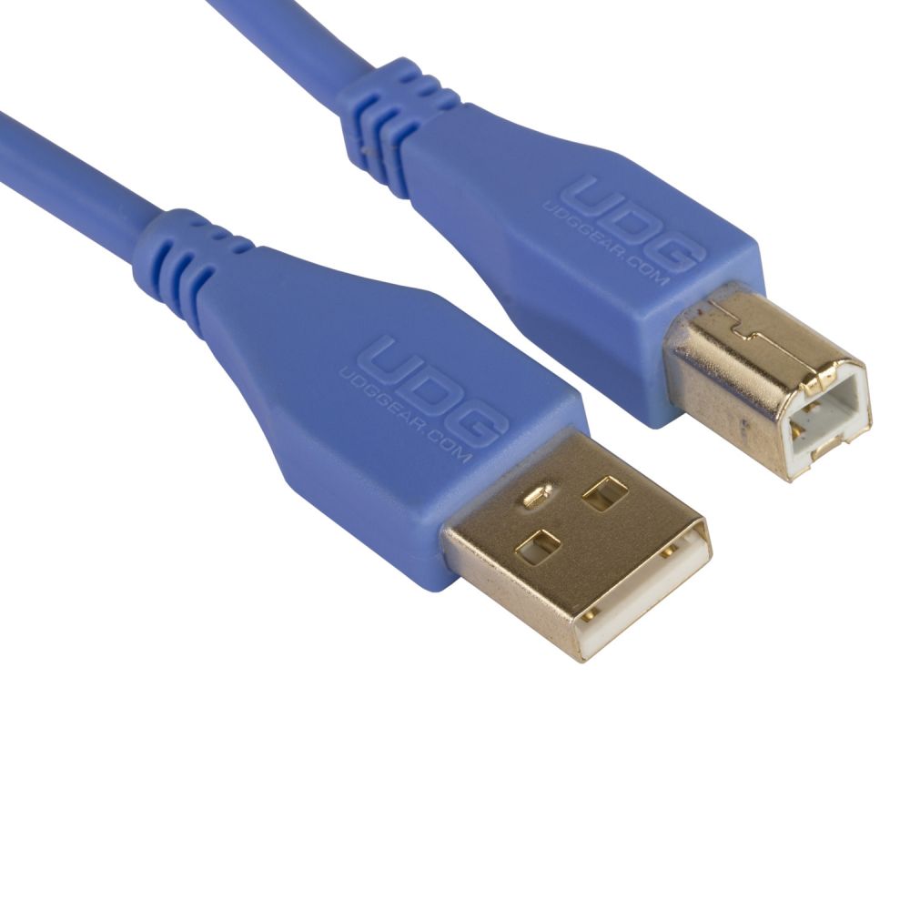 UDG Ultimate USB2 Cable A-B Blue Straight 2m