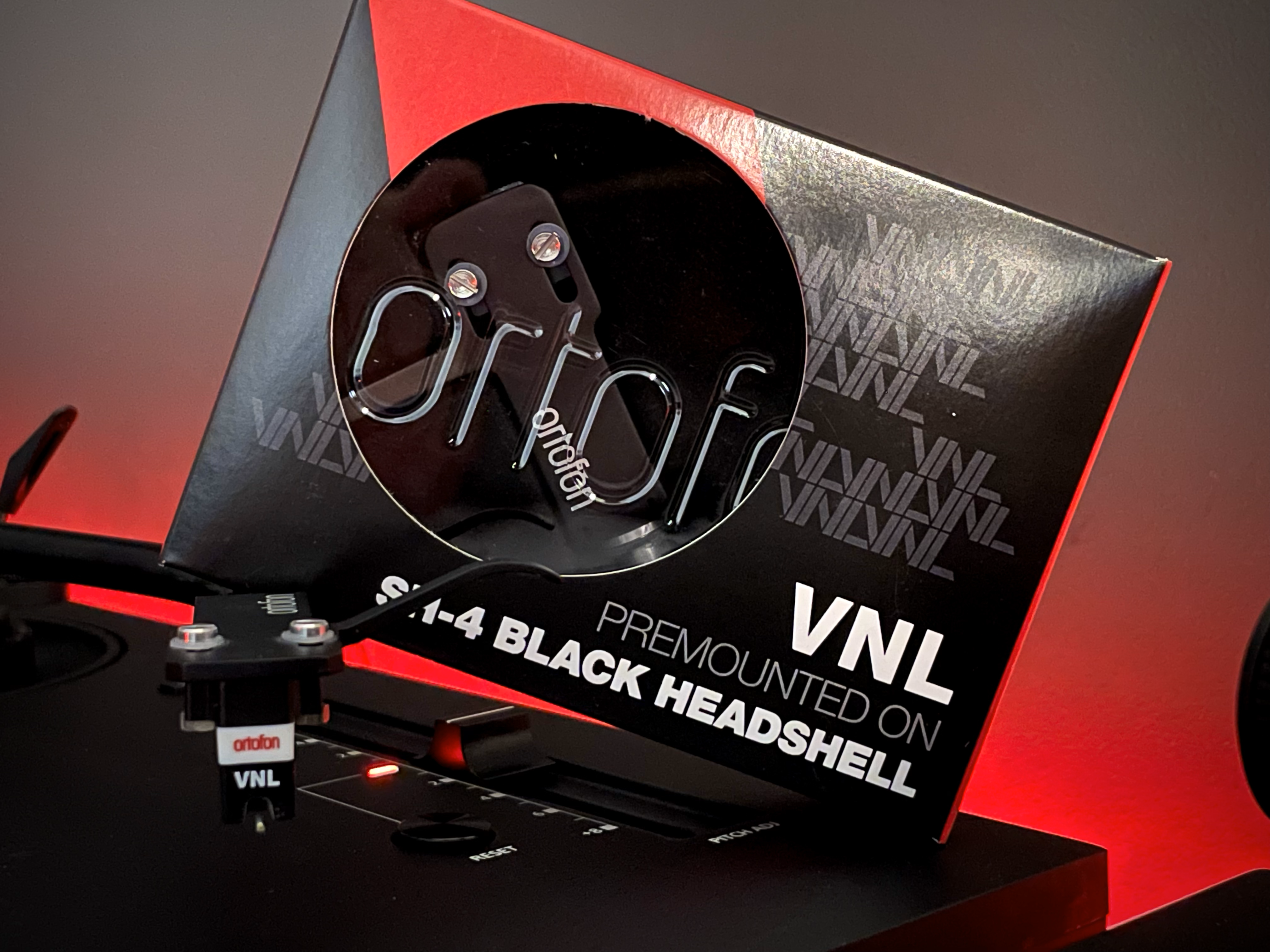 Ortofon VNL Pre-mounted Black SH4 Headshell with VNL II Stylus.