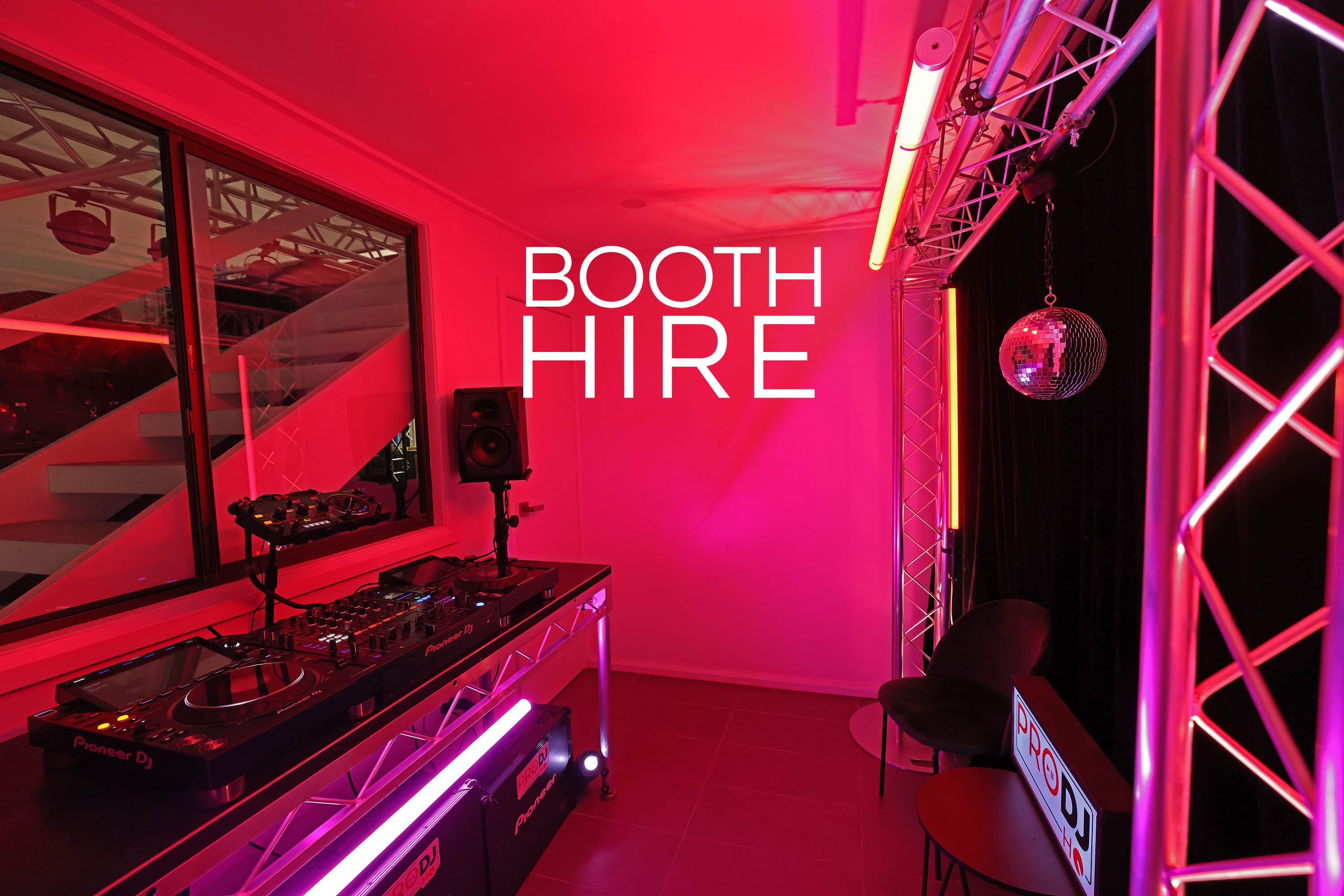 1 Hour DJ Booth Hire