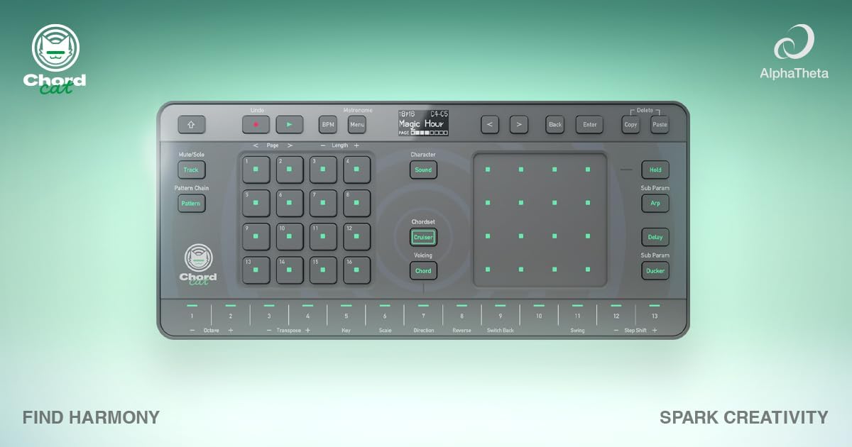 AlphaTheta - Chordcat 8-Track Groovebox