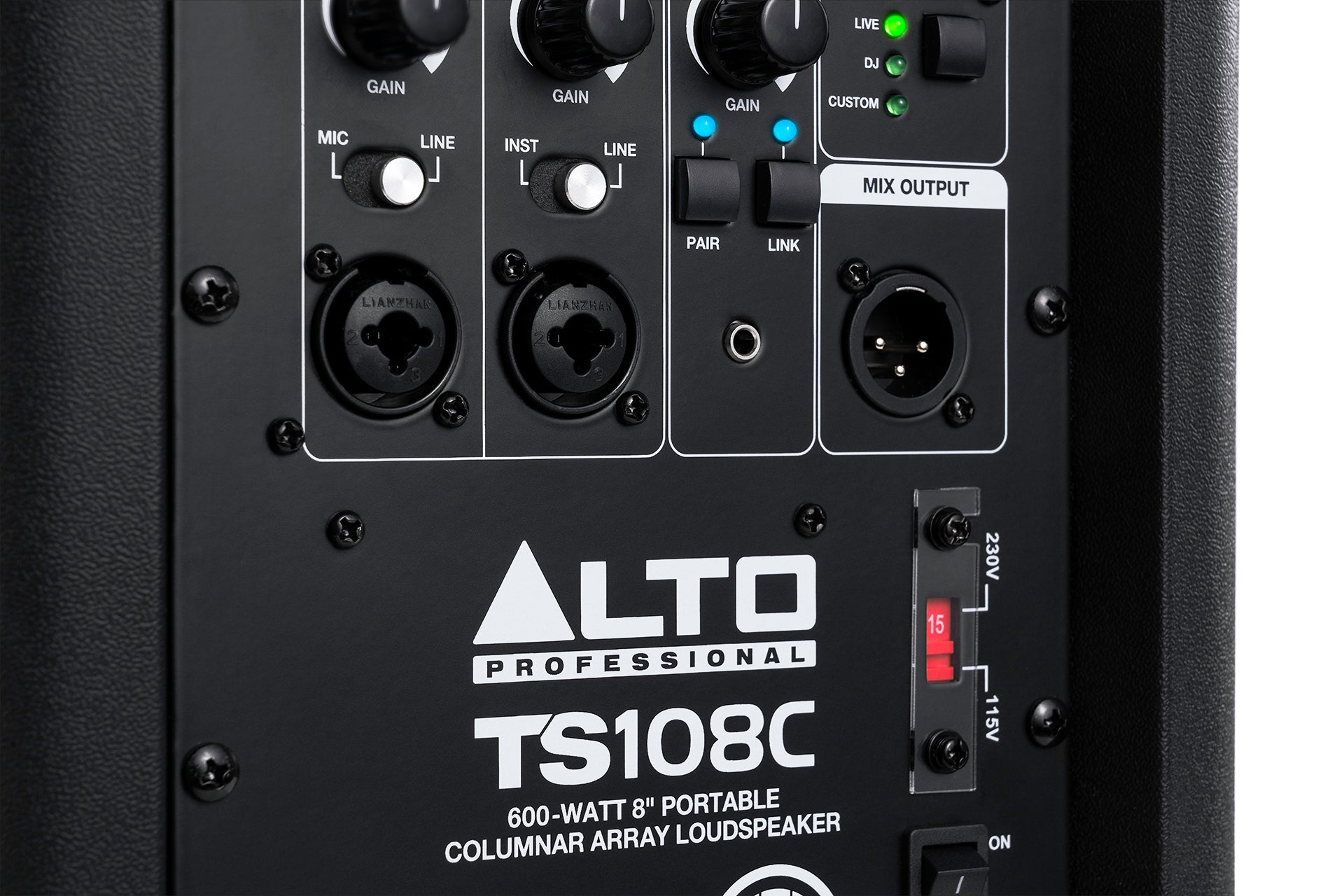 Alto Professional - TS108C - Portable Column Array PA Speaker w/ DSP & Bluetooth