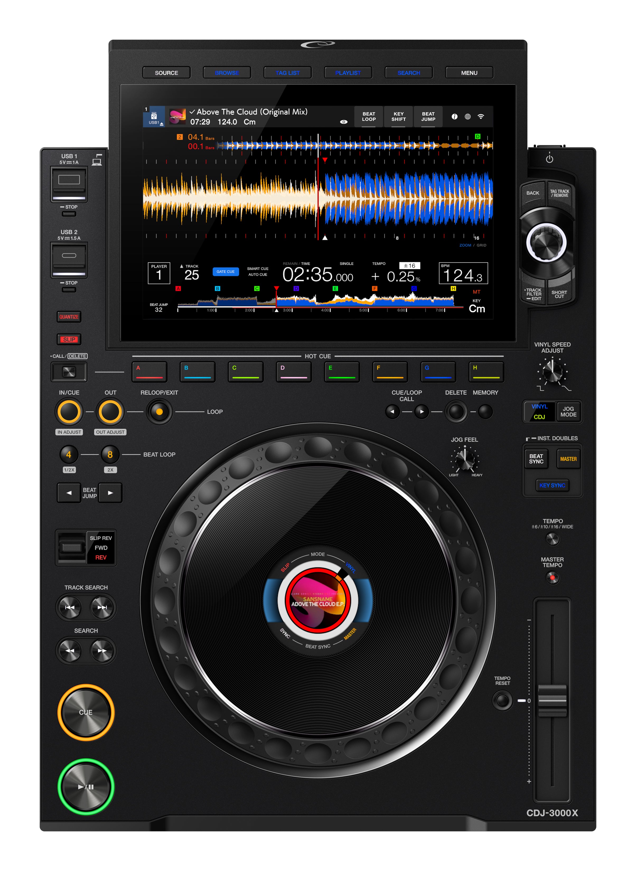 AlphaTheta CDJ - 3000X Professional DJ Media & Controller