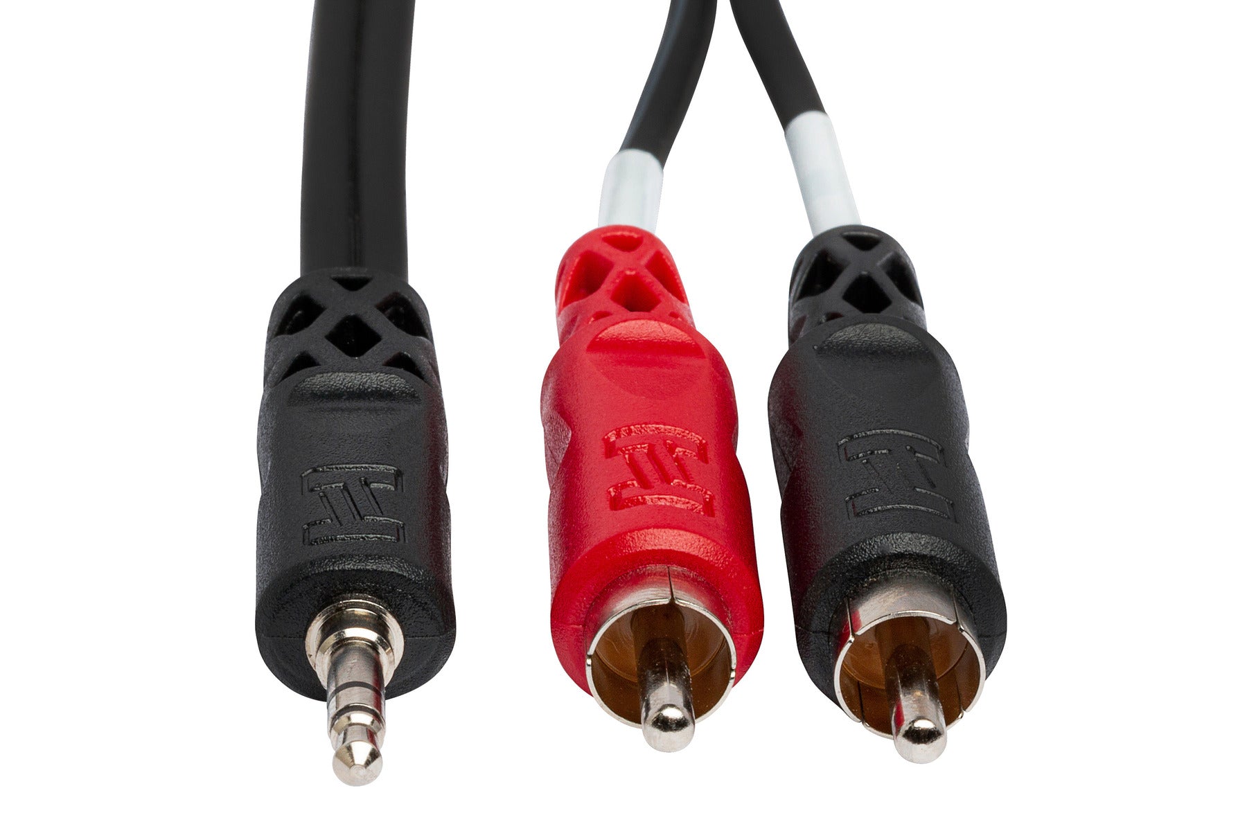 Hosa CMR210 Stereo Breakout, 3.5 Mm TRS To Dual RCA, 10 Ft / 3M
