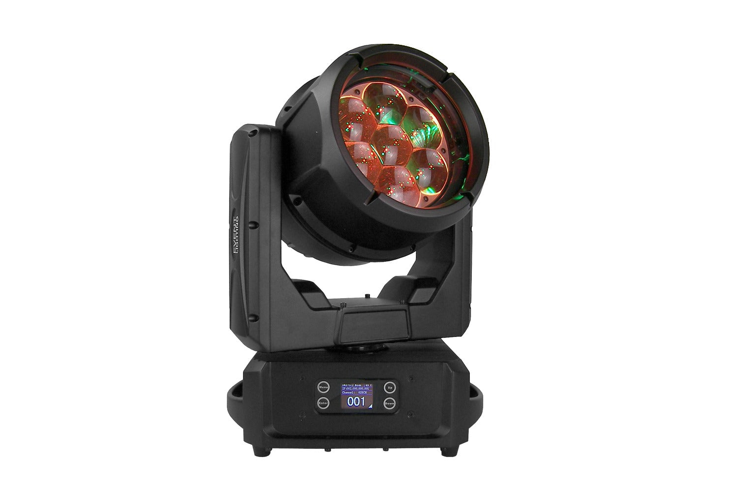 Event Lighting DELUGEM7X60WFX - IP65 Moving Head Zoom Wash with 7 x 60W RGBW  + 28 x 0.5W RGB LEDs