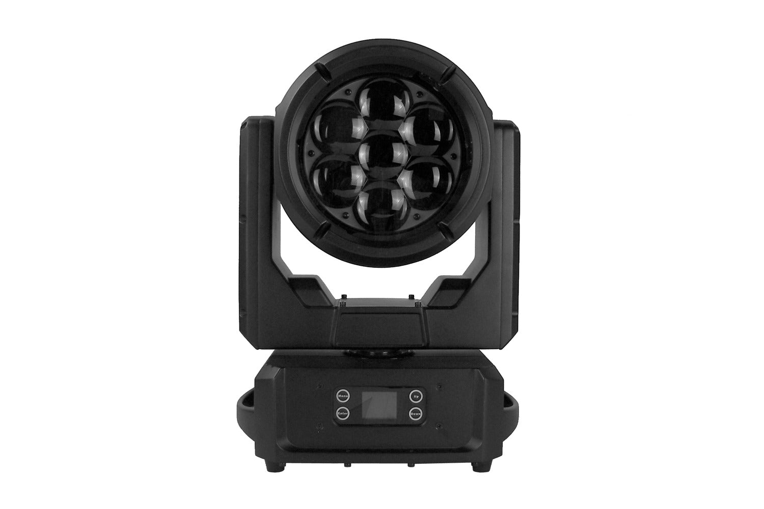 Event Lighting DELUGEM7X60WFX - IP65 Moving Head Zoom Wash with 7 x 60W RGBW  + 28 x 0.5W RGB LEDs