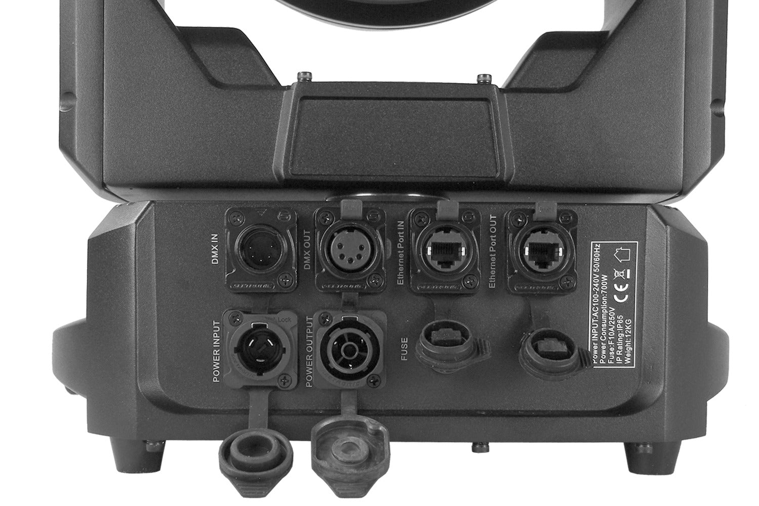 Event Lighting DELUGEM7X60WFX - IP65 Moving Head Zoom Wash with 7 x 60W RGBW  + 28 x 0.5W RGB LEDs