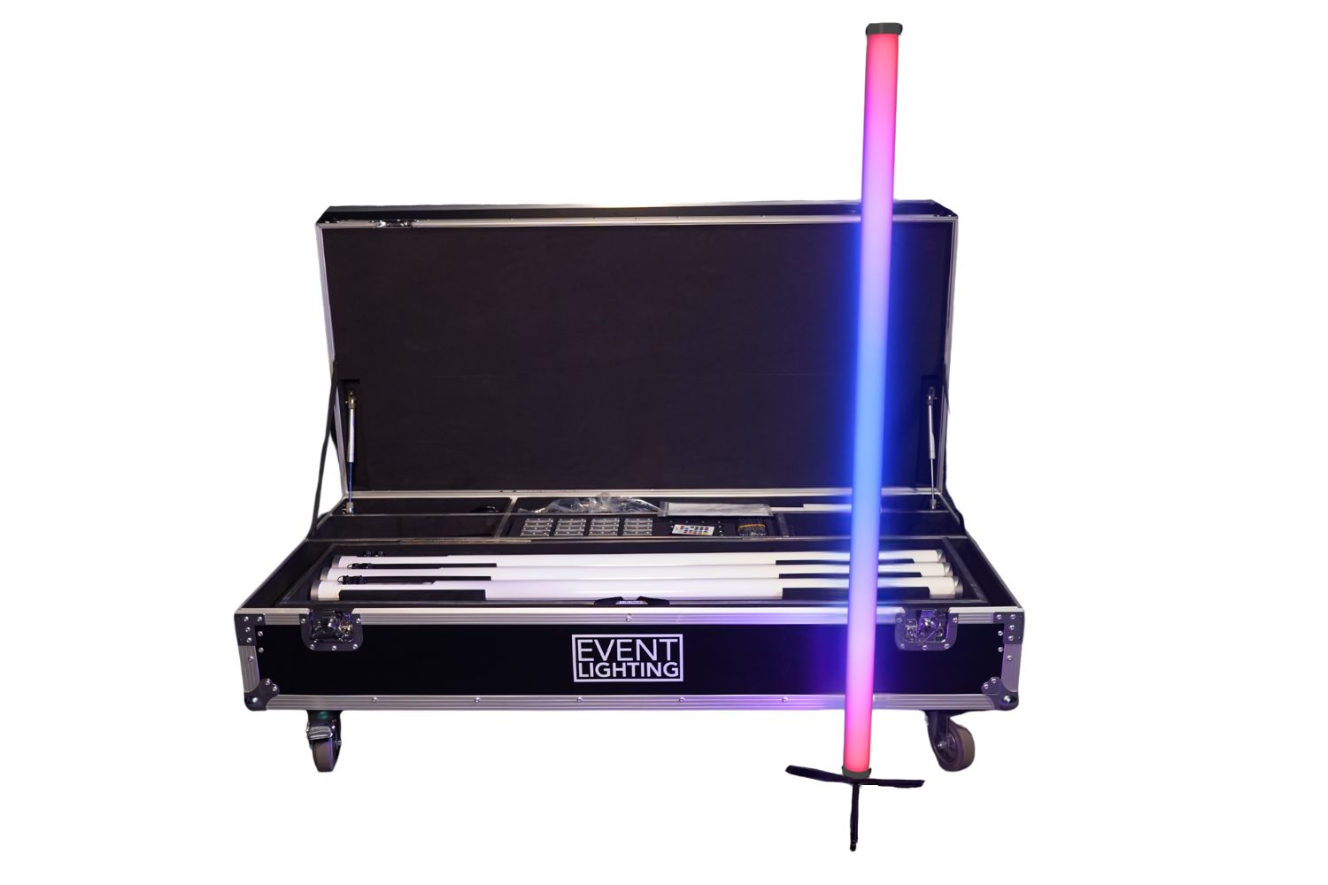 Event Lighting EVENTTUBEKIT - Outdoor LED Tube Package of 8 in a Road Case