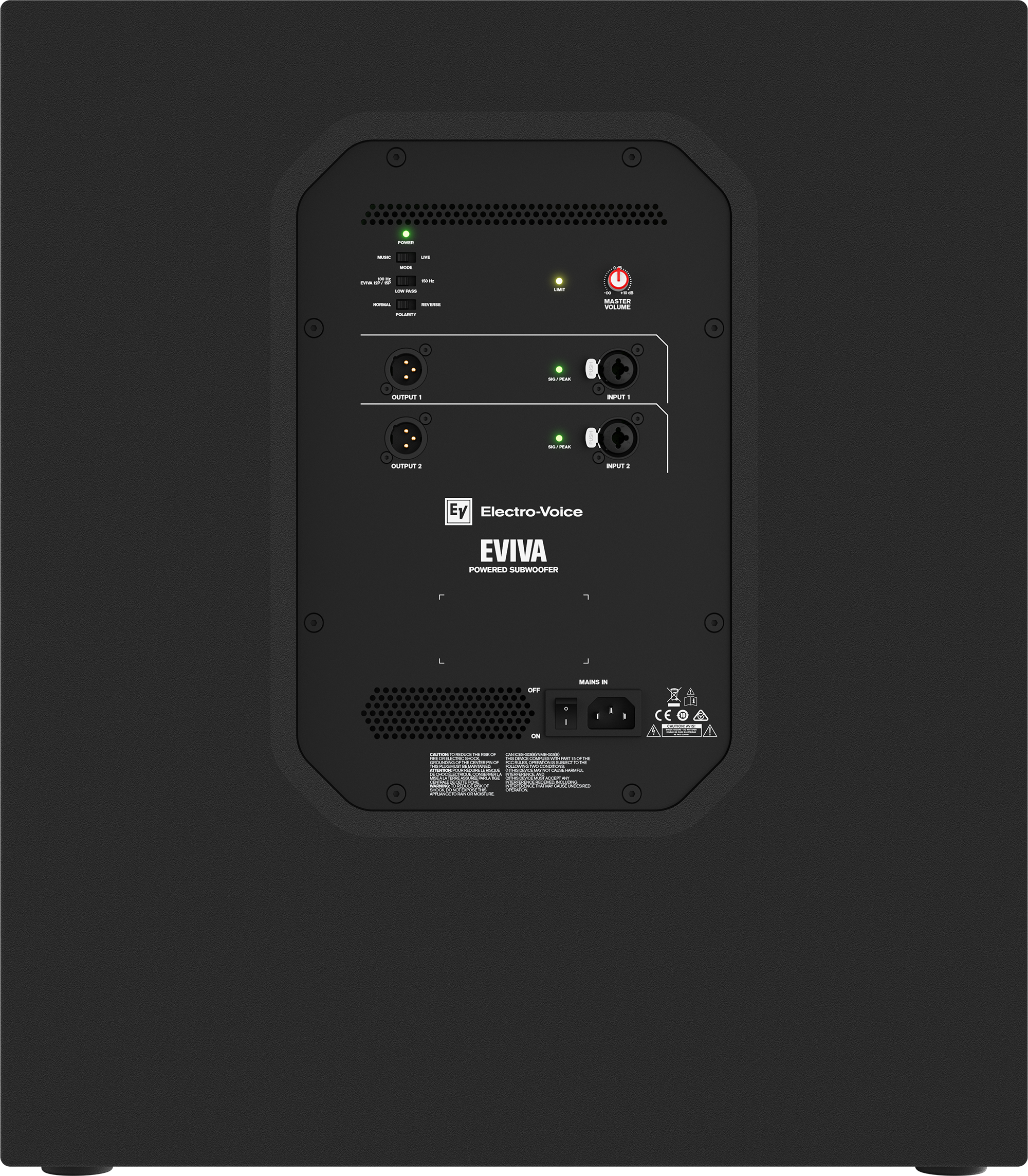 Electro-Voice EVIVA 18SP Powered 18" Subwoofer