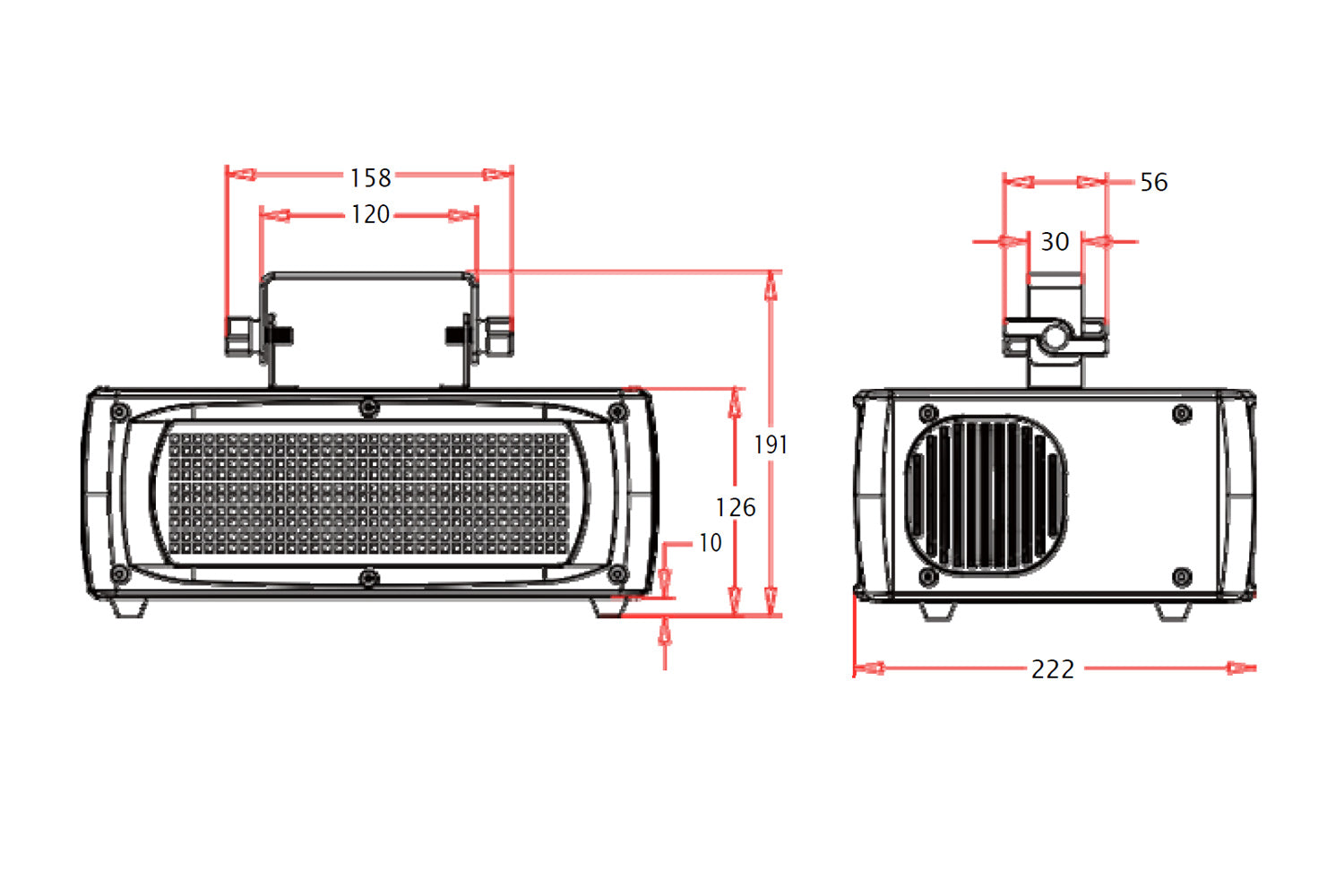 Event Lighting FXSTROBE100 - Strobe Effect Light