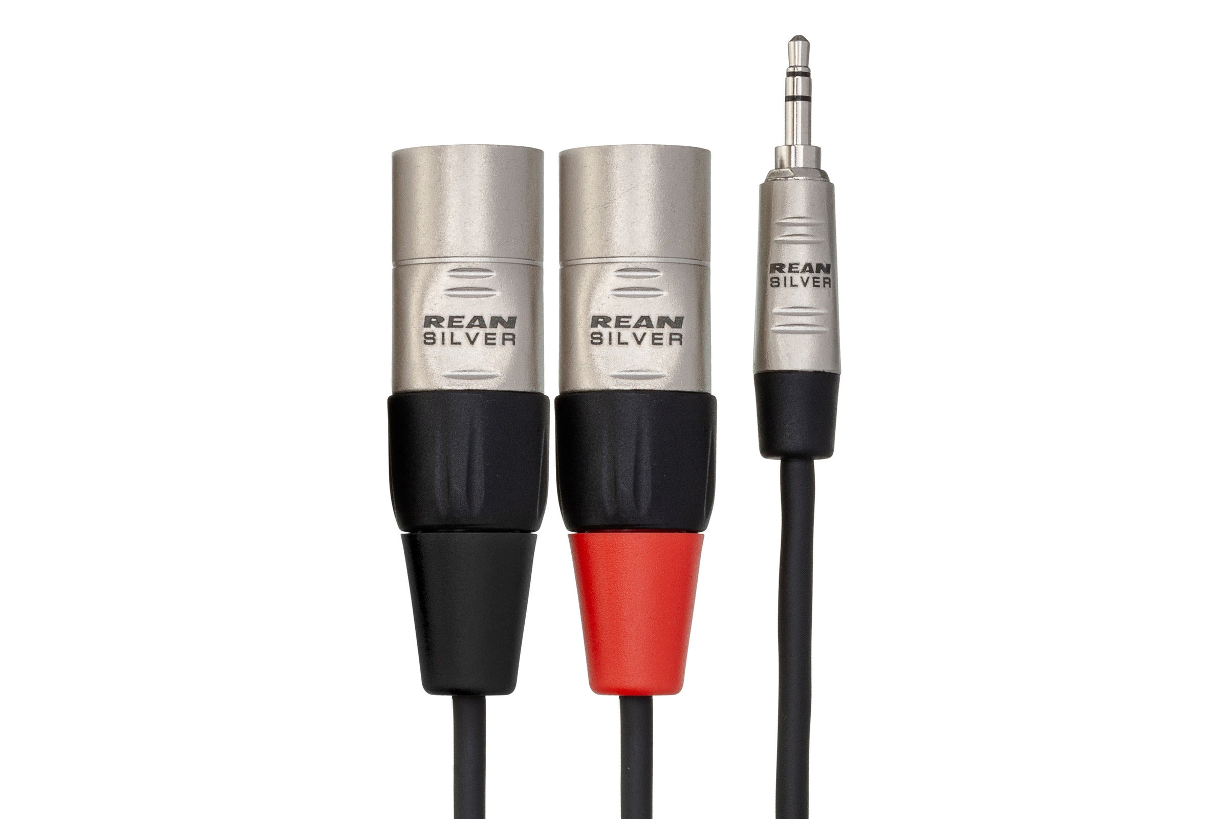 Hosa Rean 3.5 mm TRS to Dual XLR3M Pro Stereo Breakout Cable, 3 Ft / 91.44cm