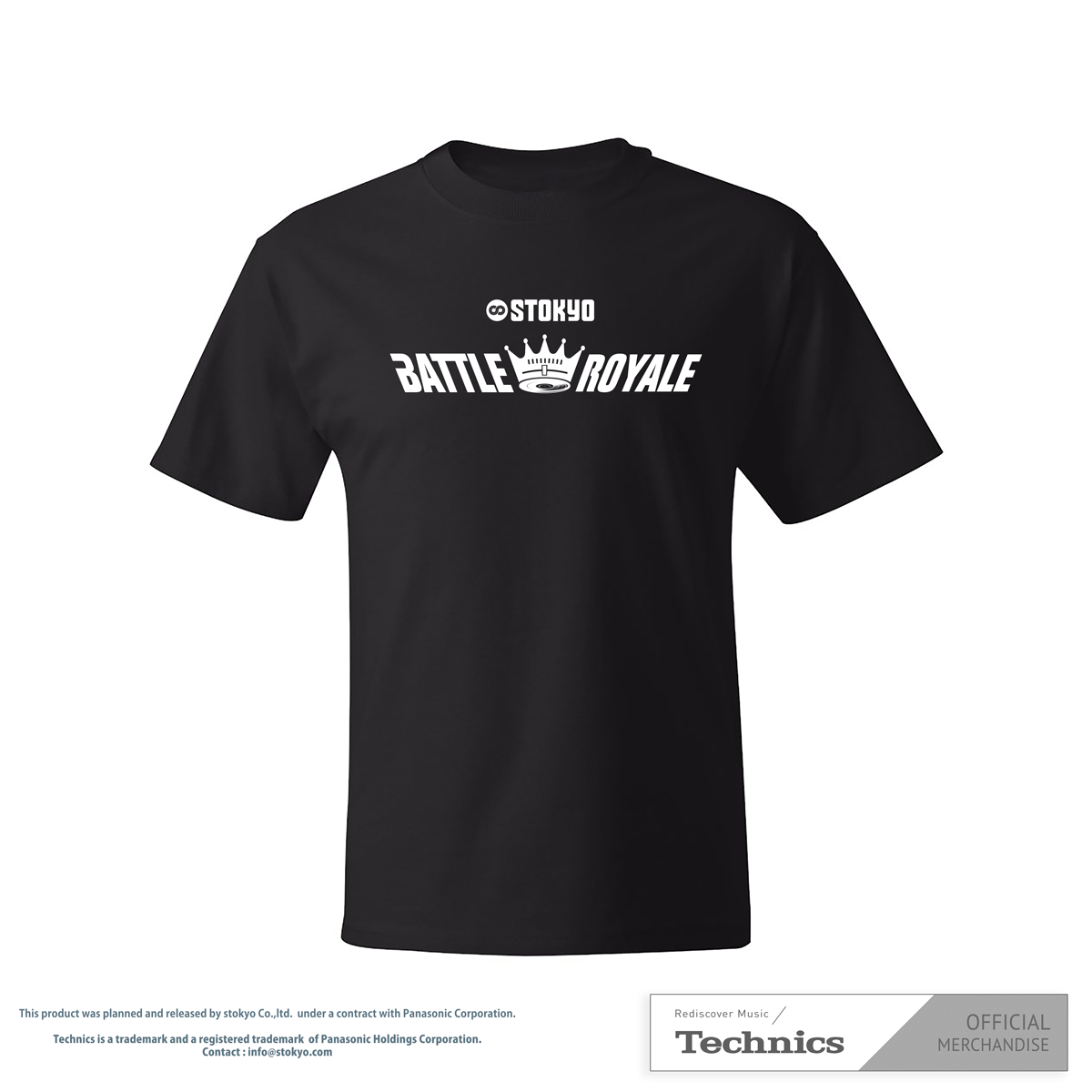 STOKYO x Technics "Battle Royale" T-Shirt (Black)