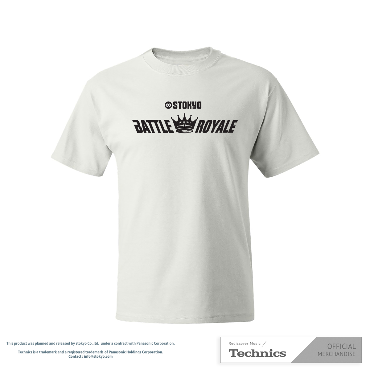 STOKYO x Technics "Battle Royale" T-Shirt (White)