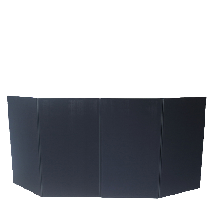 OP's Surround - DJ Facade Booth with White & Black Lycra & Carry Bag