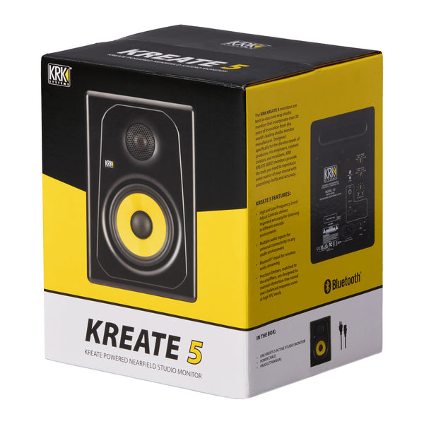 KRK Kreate 5 Active 5" Two-Way Studio Bluetooth Monitor (Pair)