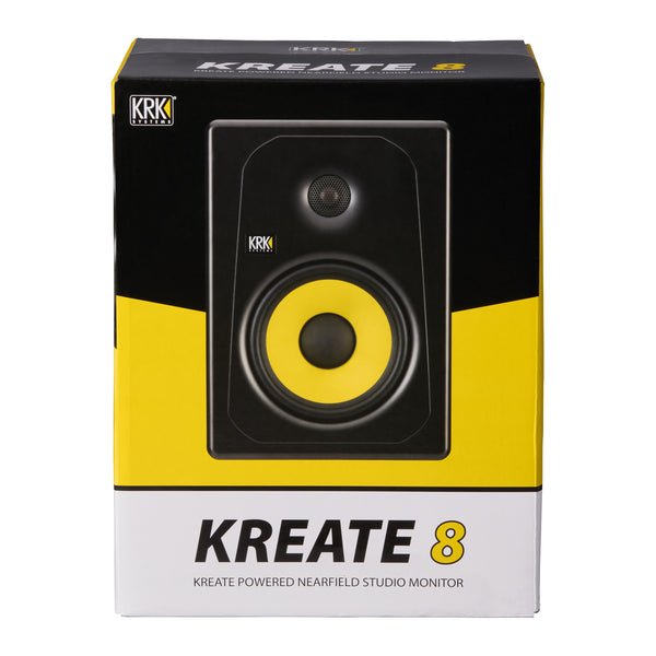 KRK Kreate 8 Active 8" Two-Way Studio Bluetooth Monitor (Pair)