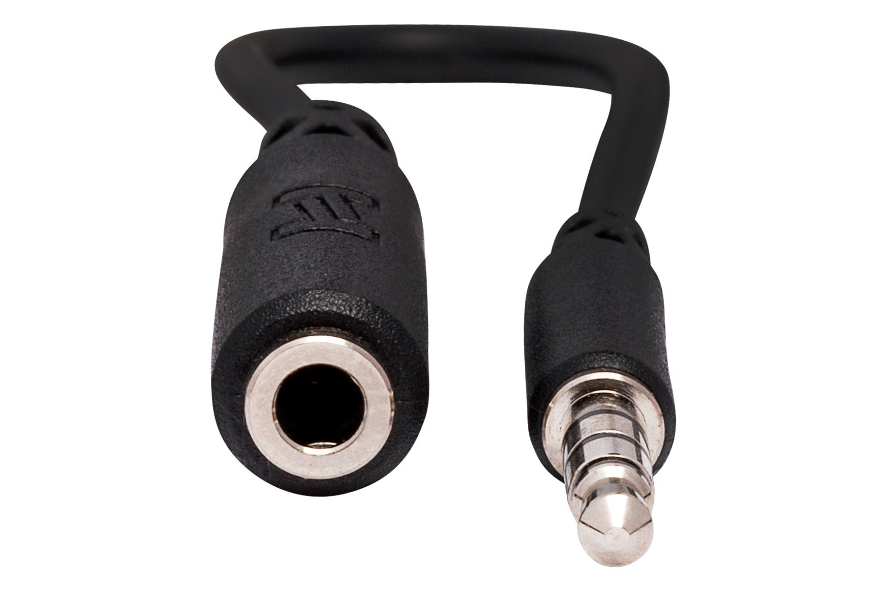 Hosa MHE158 Headphone Adapter, 3.5 Mm TRRS To Slim 3.5 Mm TRRS