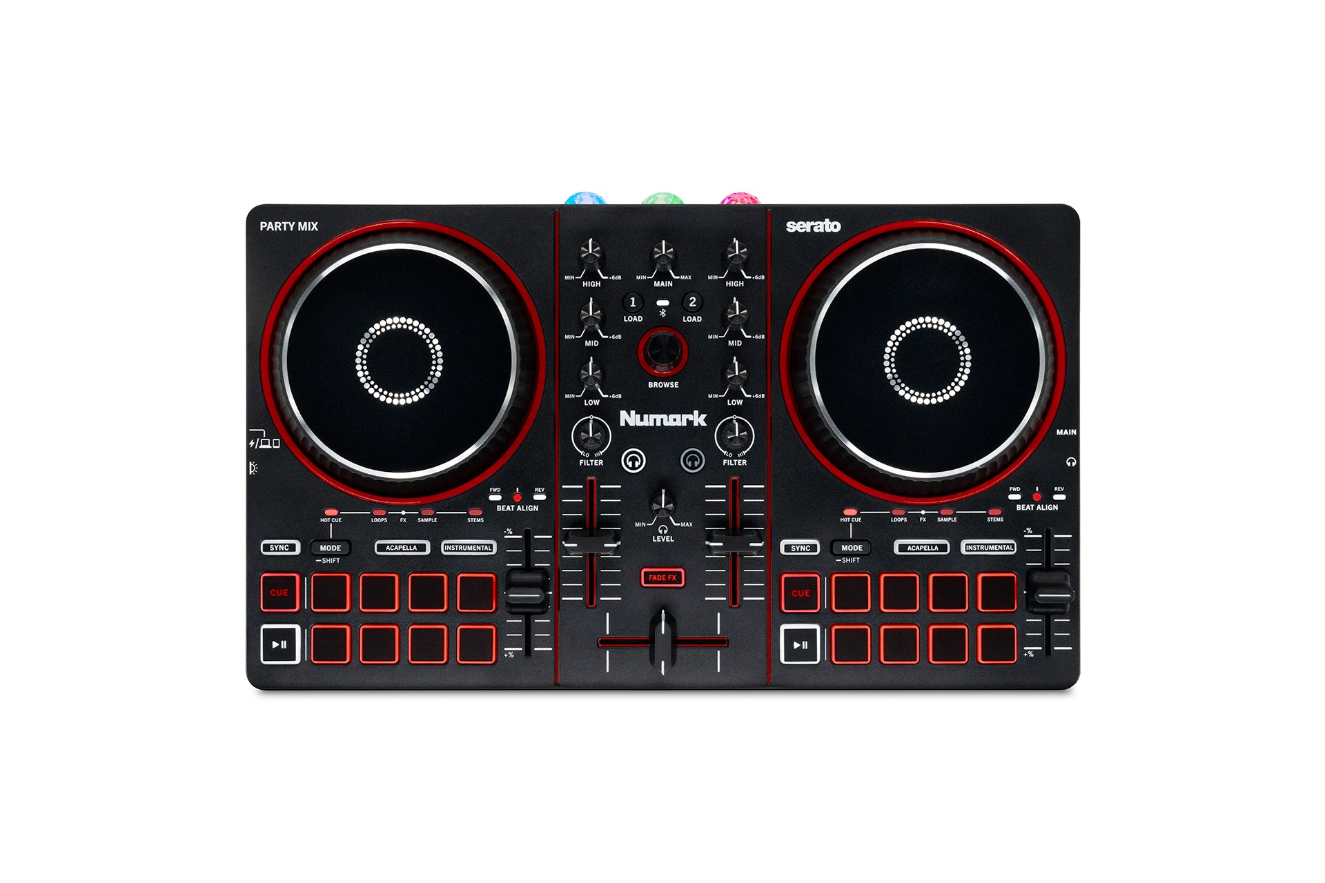 Numark - Party Mix III  DJ Controller with Built-in Light Show