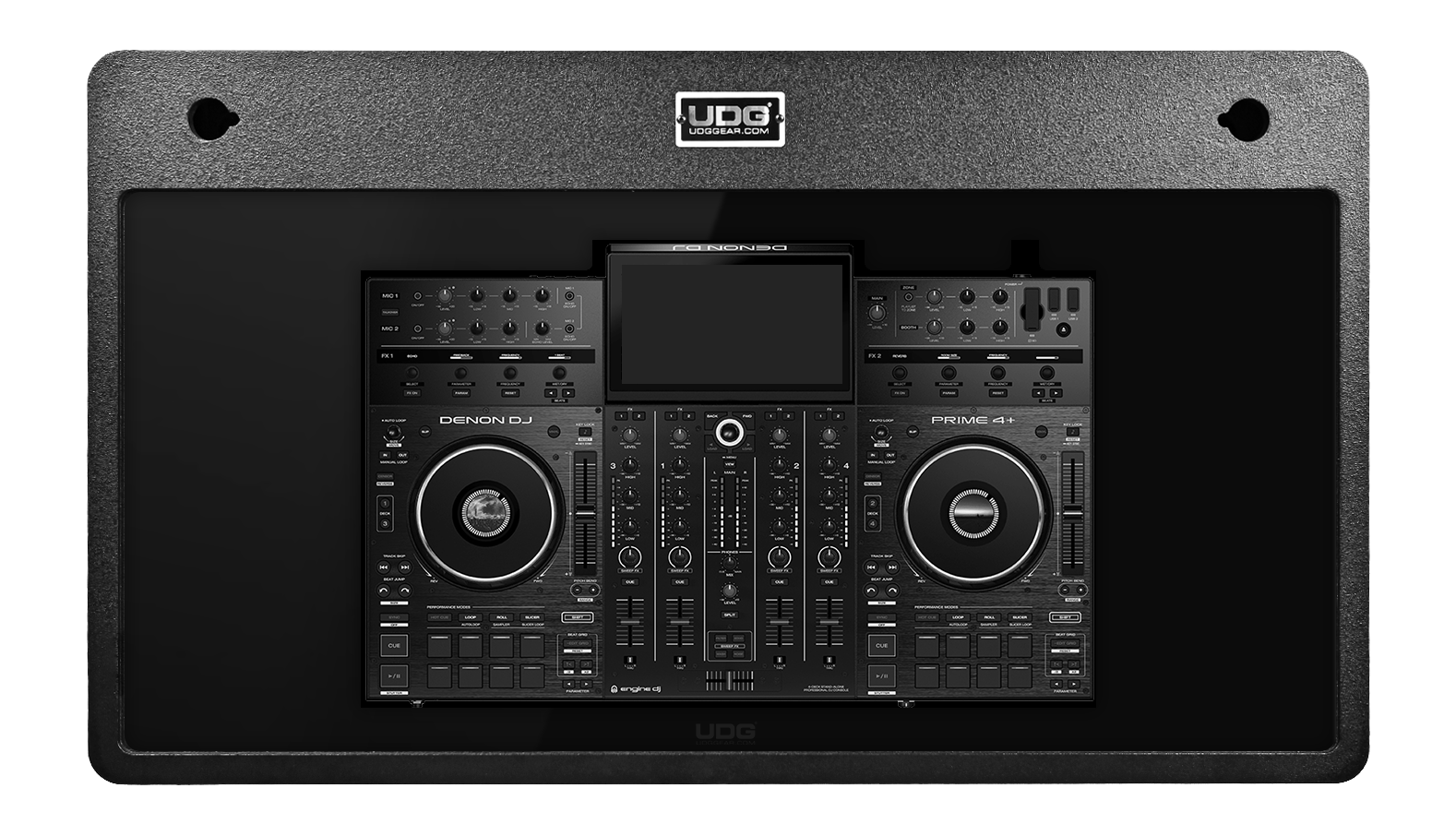 UDG Ultimate Denon DJ Prime 4+ Faceplate Black