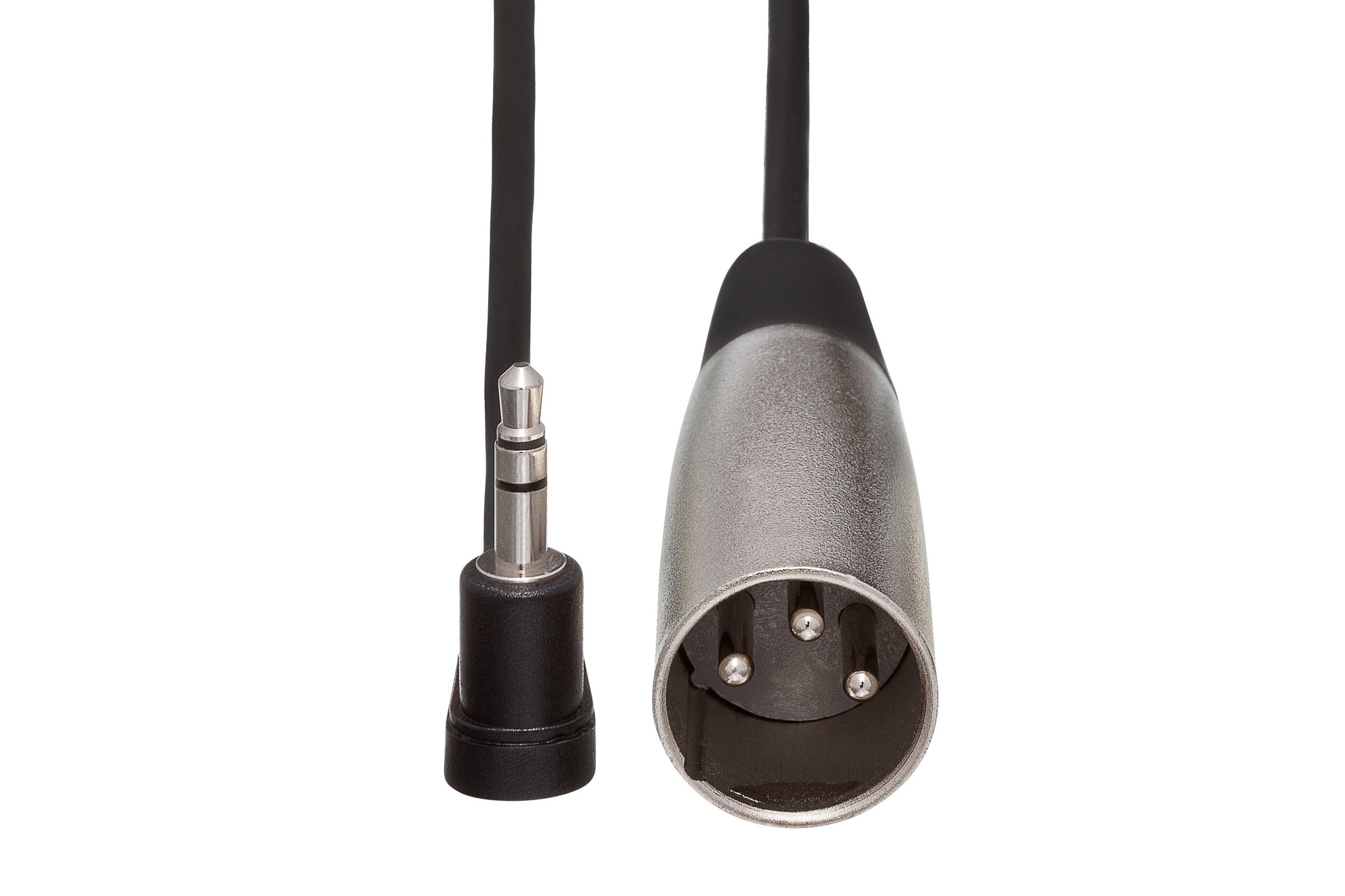 Hosa XVM305M Camcorder Microphone Cable, Right-Angle 3.5 Mm TS To XLR Male, 5 Ft / 1.5M
