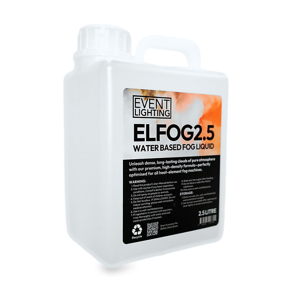 Event Lighting ELFOG2.5 High Density Fog Fluid 2.5L